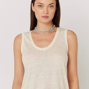 BERENICE ELINE I Linen tank Top SIZE S